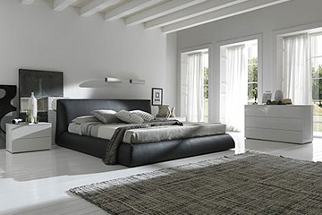 small capuccino bedroom for two