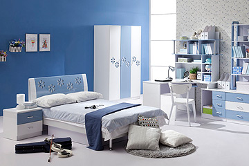 small capuccino kids room for two